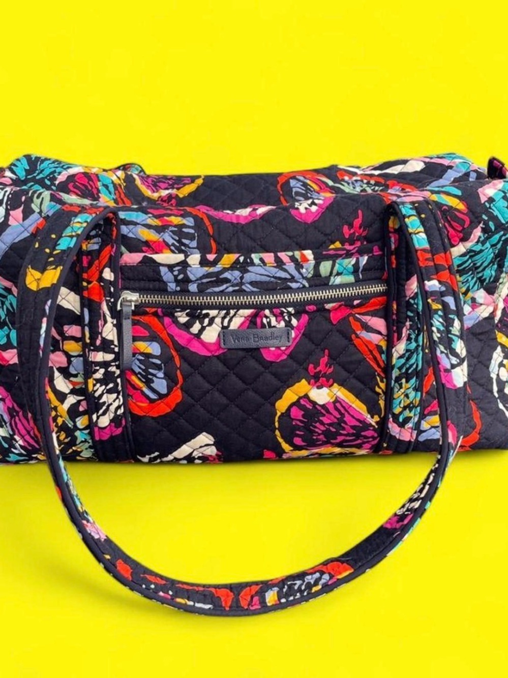 Vera Bradley Butterfly Flutter weekender medium sized Duffel bag